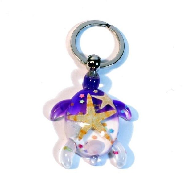 Surprise Turtle Shaped Key Chain; Purple SU284429